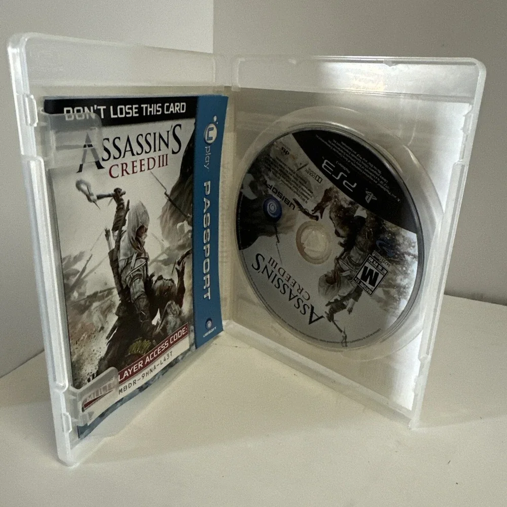 Assassins Creed III 3 Sony PlayStation 3 PS3 Game Exclusive Content Ubisoft